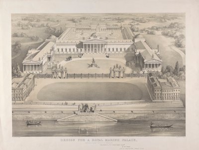 Brighton, Design för ett Royal Marine Palace som föreslås uppföras av William Gauci