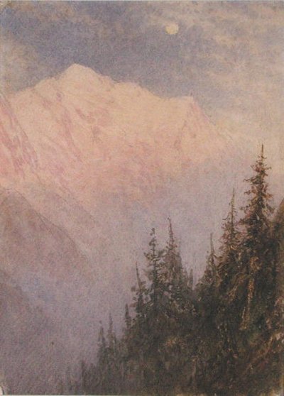 Mount Blanc av William Gersham Collingwood