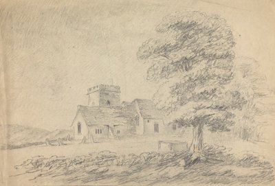 Utsikt över Boldre kyrka av William Gilpin
