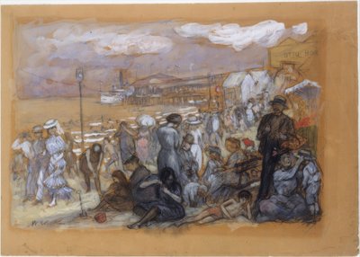 Eftermiddag på Coney Island av William Glackens