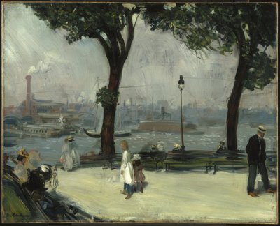 East River Park av William Glackens