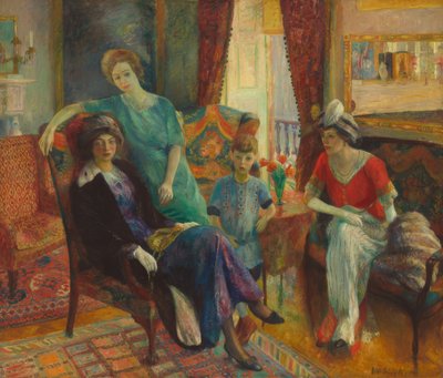 Familjegrupp av William Glackens