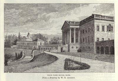 Tidigare Park House i Bath av William Grylls Addison