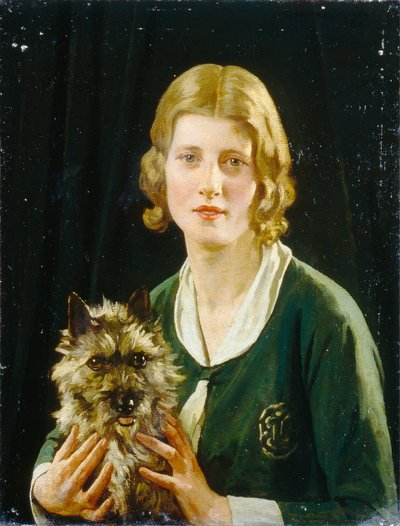 England och Skottland (olja på duk) av William Gunning King