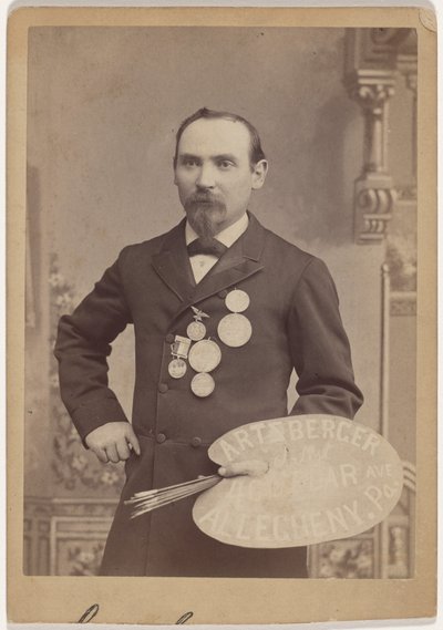 Porträtt av en man, tidigt 1900-tal (foto) av William H. Artzberger