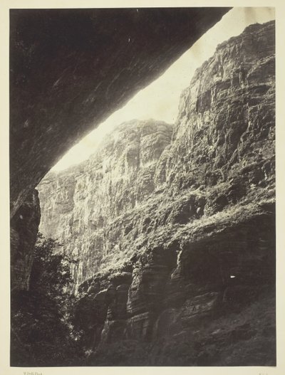 Cañon of Kanab Wash, Colorado River, Looking South, 1872. av William H. Bell