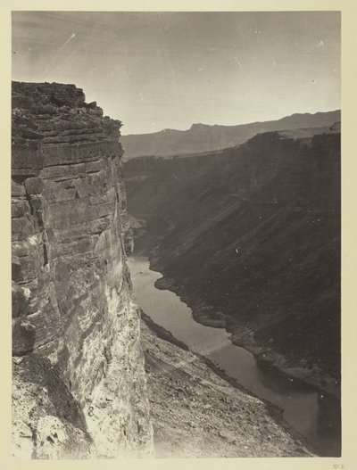 Grand Cañon, Coloradofloden, nära Paria Creek, mot öster av William H. Bell