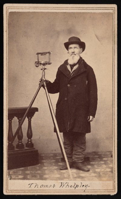 Porträtt av Thomas Whelpley 1797-1881, cirka 1860-talet. av William H Bowlsby