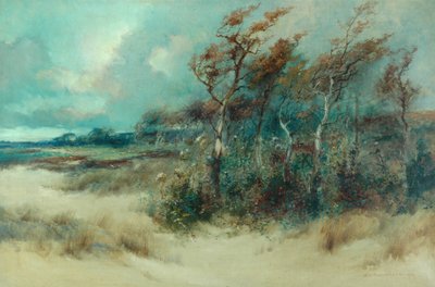 Träd i en sandig gränd, Heysham, 1916 av William H. Parkinson