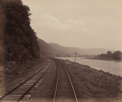 Hemlock Run Curve, nära Towanda av William H. Rau