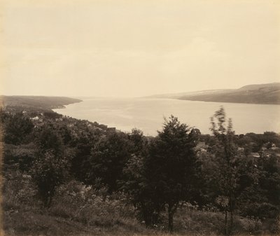 Seneca Lake och Watkins Glen, för Lehigh Valley Railroad av William H. Rau