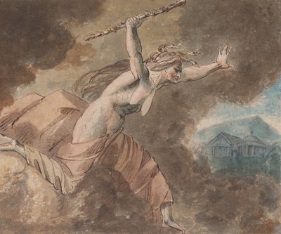 Avund från Ovidius Avunds hus Bok II, rader 760-796 recto..., 1770-80. av William Hamilton