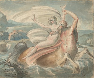 Bortförandet av Deianira, 1770-80. av William Hamilton