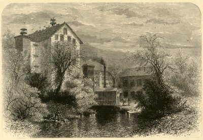 "Mills on Blackstone River", 1872. av William Hamilton Gibson
