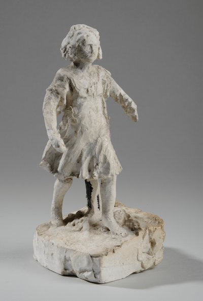 Maquette for Figure of a Girl Running (gips) (se även 440337) av William Hamo Thornycroft