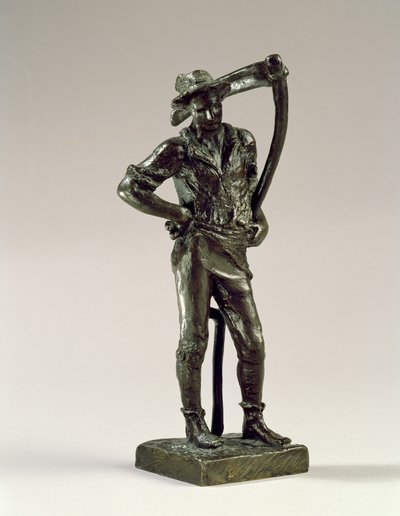Maquette för The Mower av William Hamo Thornycroft