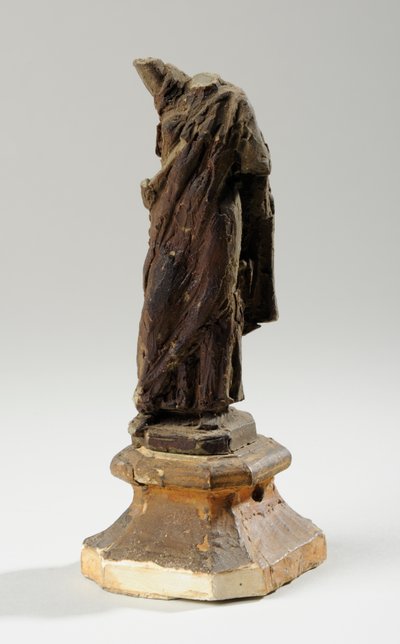 Maquette för figuren Courage på Gladstone Memorial på The Strand, London, ca 1905 (plasticine) av William Hamo Thornycroft