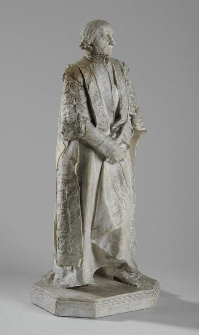 Maquette för statyn av William Ewart Gladstone på The Strand, London, ca 1905 (gips) (se även 876153) av William Hamo Thornycroft