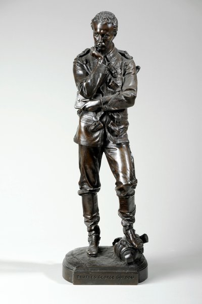 Statyett av general Charles Gordon av William Hamo Thornycroft
