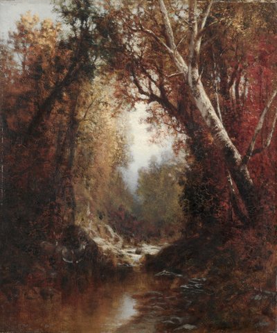 Höstlandskap i Adirondacks av William Hart