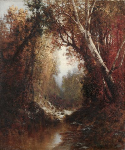Höstscen i Adirondacks, 1877. av William Hart