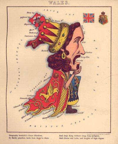 Geographical fun - being humoristic outlines of various countries, with an introduction and descriptive lines LOC 84675540-8 av William Harvey