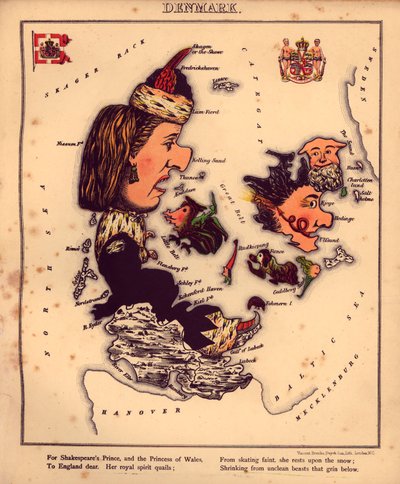 Geographical fun - being humorous outlines of various countries, with an introduction and descriptive lines LOC 84675540-16 av William Harvey