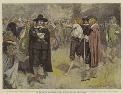 Illustration för The Vengeance of Dungarvan, av E Lester Arnold (chromolitho) av William Hatherell