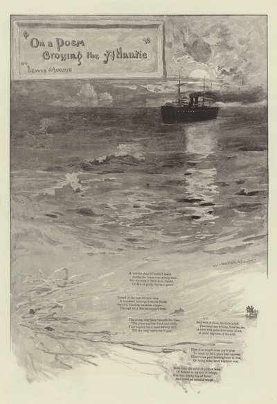 Om en dikt som korsar Atlanten, av Lewis Morris av William Hatherell