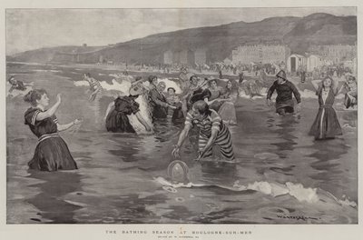 Badsäsongen i Boulogne-sur-Mer av William Hatherell