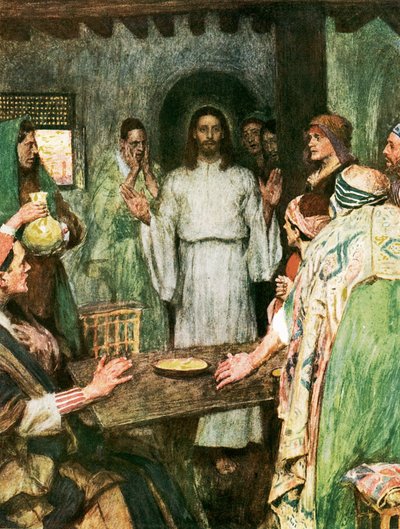 Sedan kom Jesus och ställde sig mitt ibland dem av William Hatherell