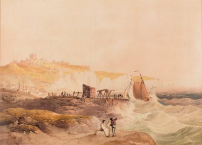 Dover, okänt datum (akvarell och blyerts på papper) av William Havell