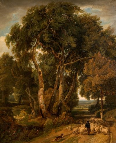 Driving Home The Flock, 1806. av William Havell