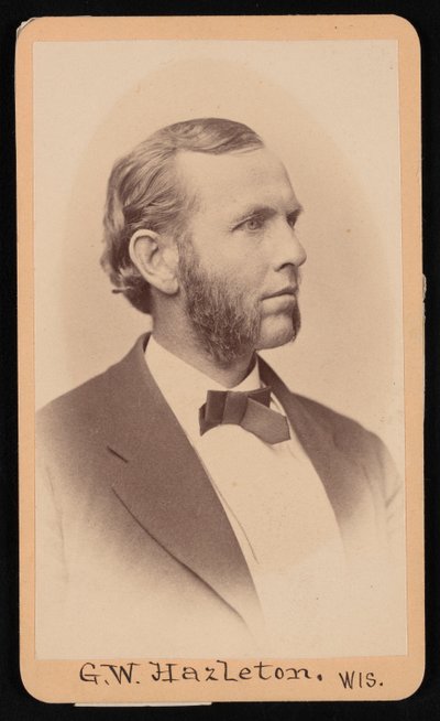 Porträtt av Gerry Whiting Hazleton 1829-1920, före 1876. av William Hayward Sherman