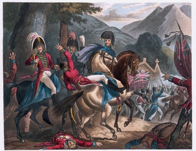 Slaget nära byn Sorauren, 1813 av William Heath