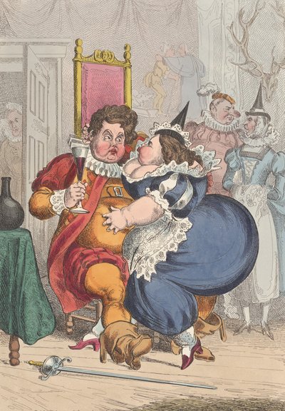 Kung Henrik IV, ca. 1827. av William Heath