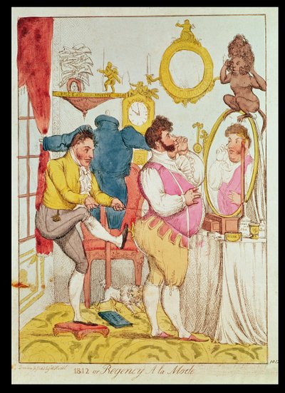 Regency a la Mode, tecknad film av William Heath