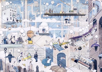 Aerial Life av William Heath Robinson