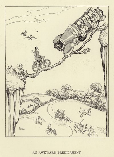 En besvärlig situation av William Heath Robinson