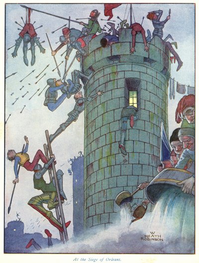 Vid belägringen av Orleans av William Heath Robinson