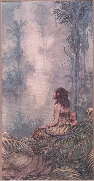 Auckland. Sist, ensammaste, vackraste, utsökta, isär av William Heath Robinson