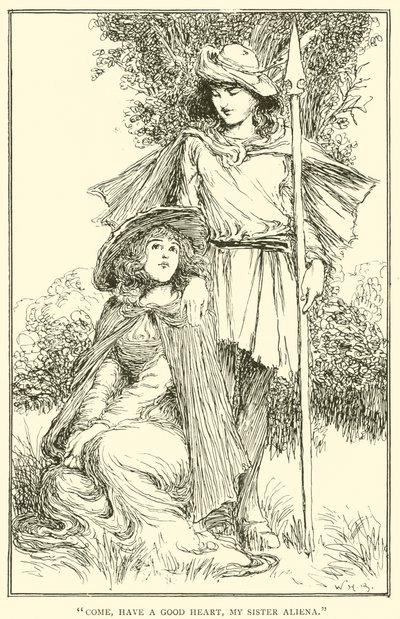 Kom, ha ett gott hjärta, min syster Aliena av William Heath Robinson