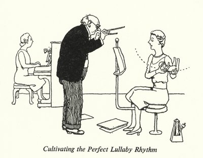 Odla den perfekta vaggvisans rytm (litho) av William Heath Robinson