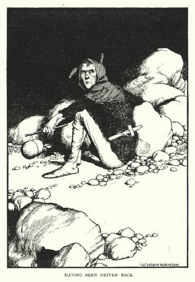 Efter att ha blivit tillbakakörd (litho) av William Heath Robinson