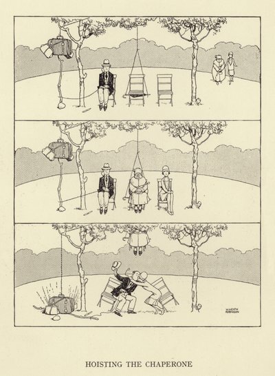 Att hissa ledaren av William Heath Robinson