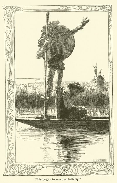Illustration för Don Quijote (litho) av William Heath Robinson