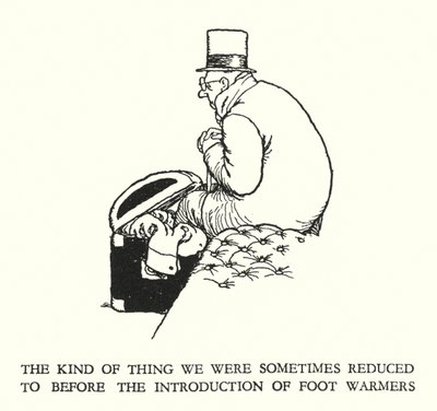 Illustration för Railway Ribaldry av W Heath Robinson (litho) av William Heath Robinson