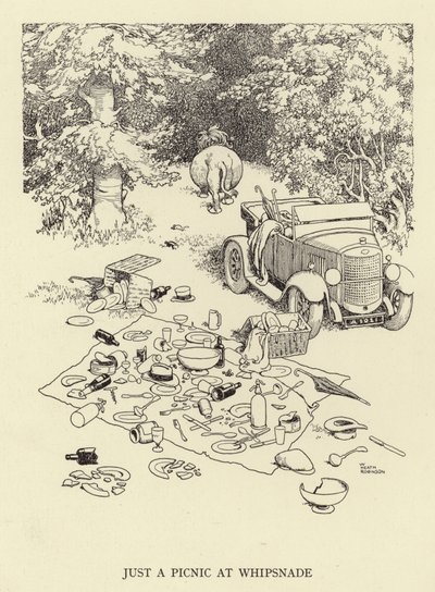 Bara en picknick på Whipsnade av William Heath Robinson