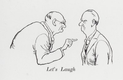 Låt oss skratta (litho) av William Heath Robinson