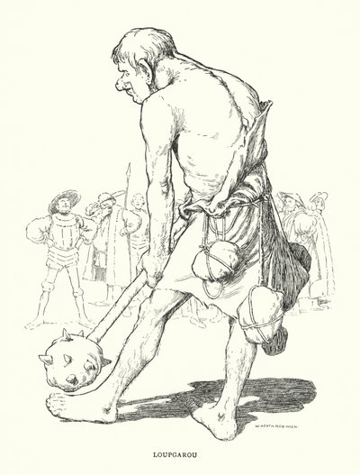 Lupgarou (sten) av William Heath Robinson